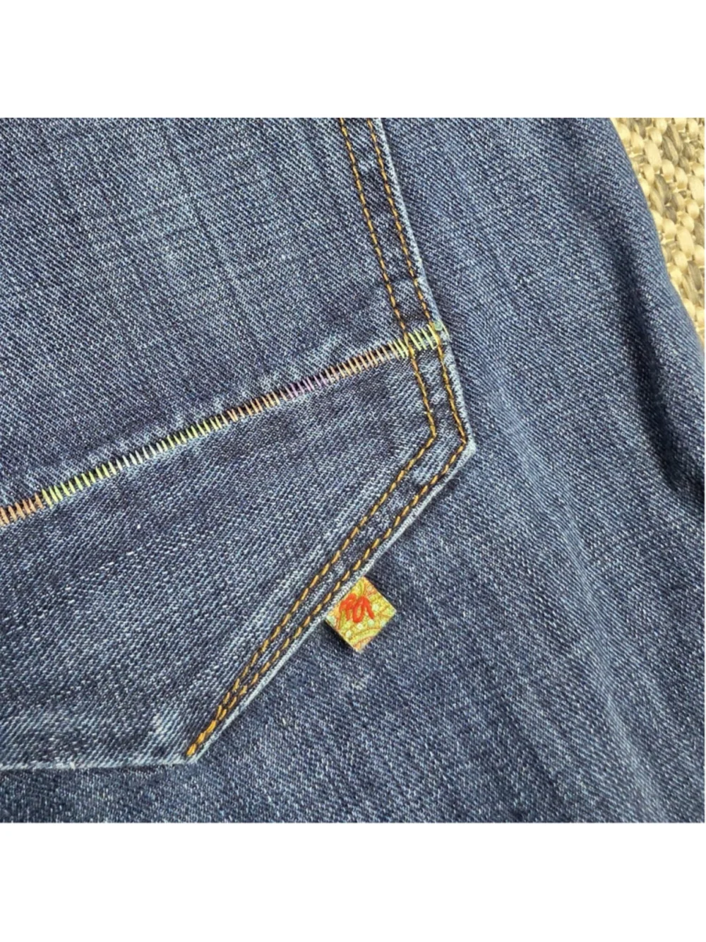 Robert Graham Jeans Men’s 38 Straight Leg Blue Denim Premium Cotton Pants
